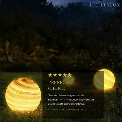 Lunara Nordic Planet Solar Outdoor Ground Lamp