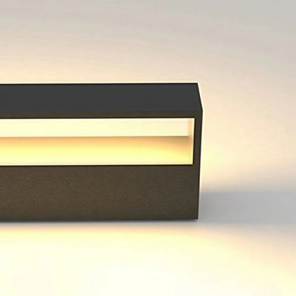 Arcato Modern Rectangular Outdoor Wall Lamp