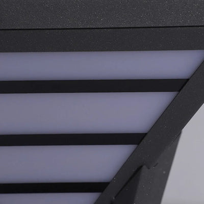 Industrial Black Pillar Light