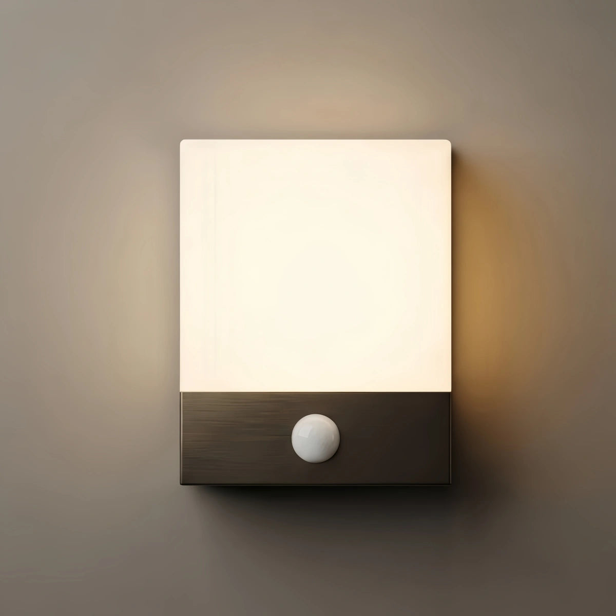 Arcato Modern Outdoor Wall Lamp --Metal/Acrylic Square Design for Garden