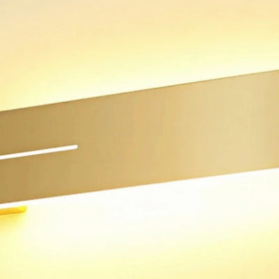 Arcato Minimalist LED Wall Lamp – Black/Gold for Bedroom