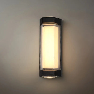 Arcato Nordic Outdoor Wall Lamp – White/Black Acrylic Light for Courtyard/Patio