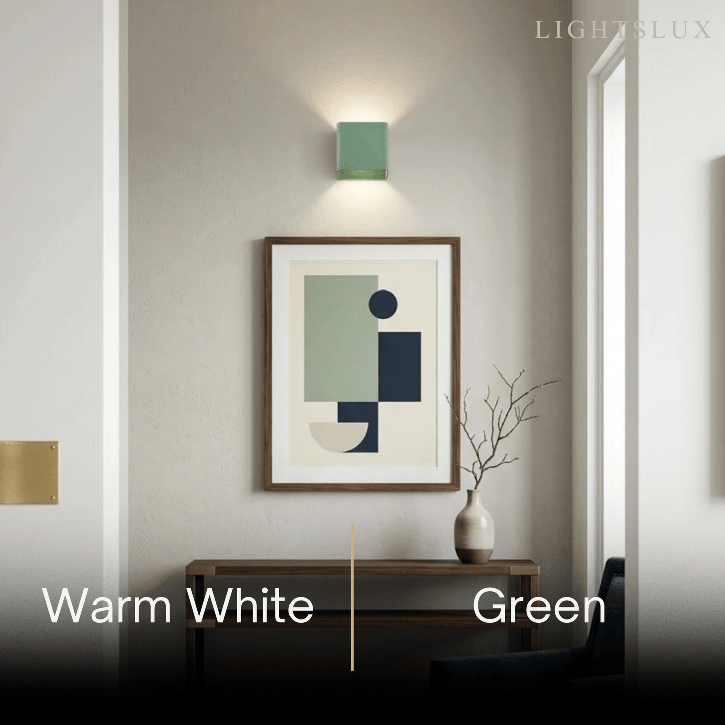 Morandia Modern Square Metal Wall Lamp - 6 Colors
