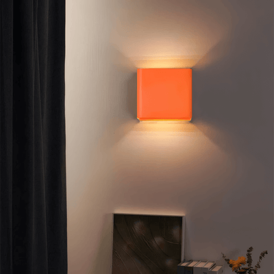 Morandia Modern Square Metal Wall Lamp - 6 Colors