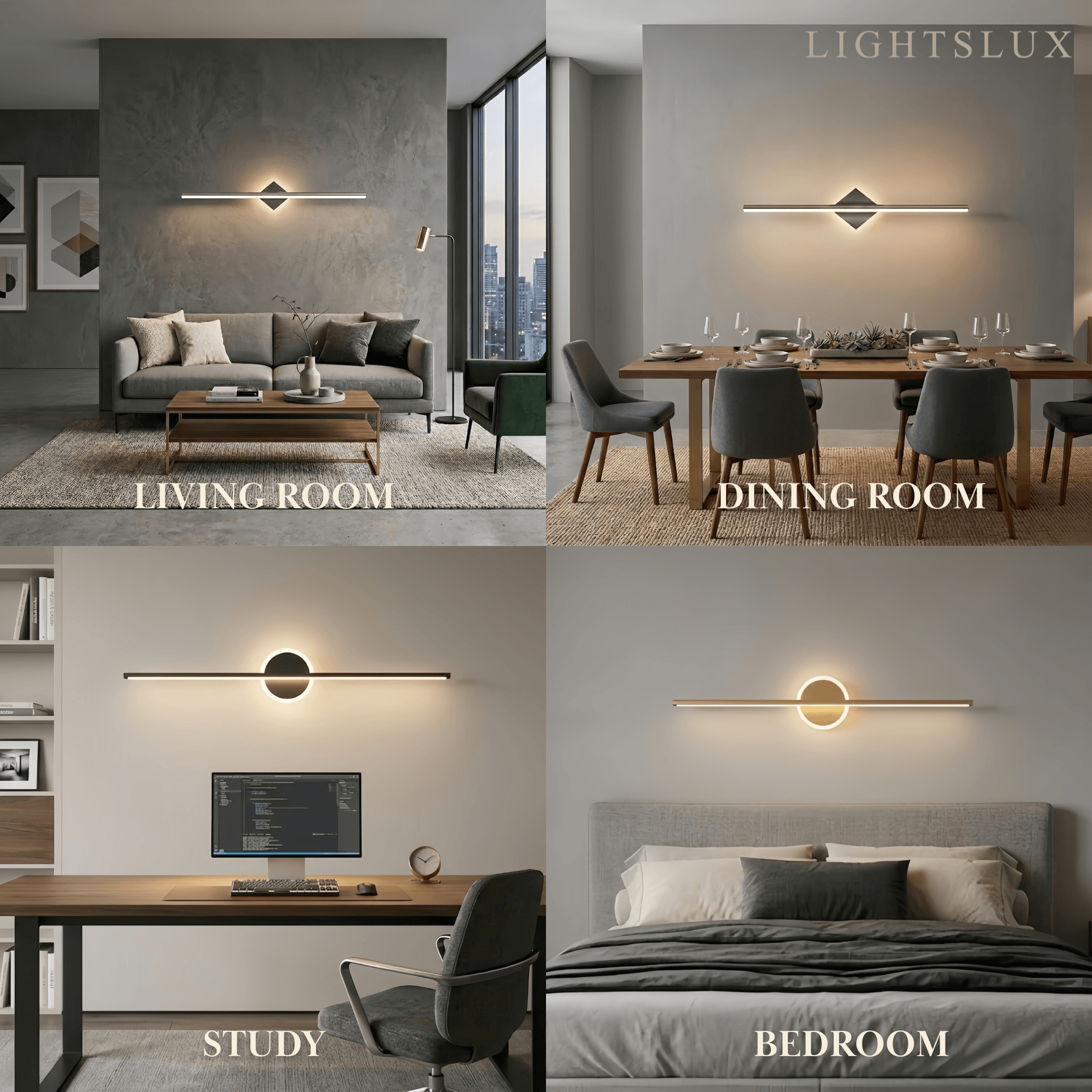 Arcato Minimalist Linear Vanity Light
