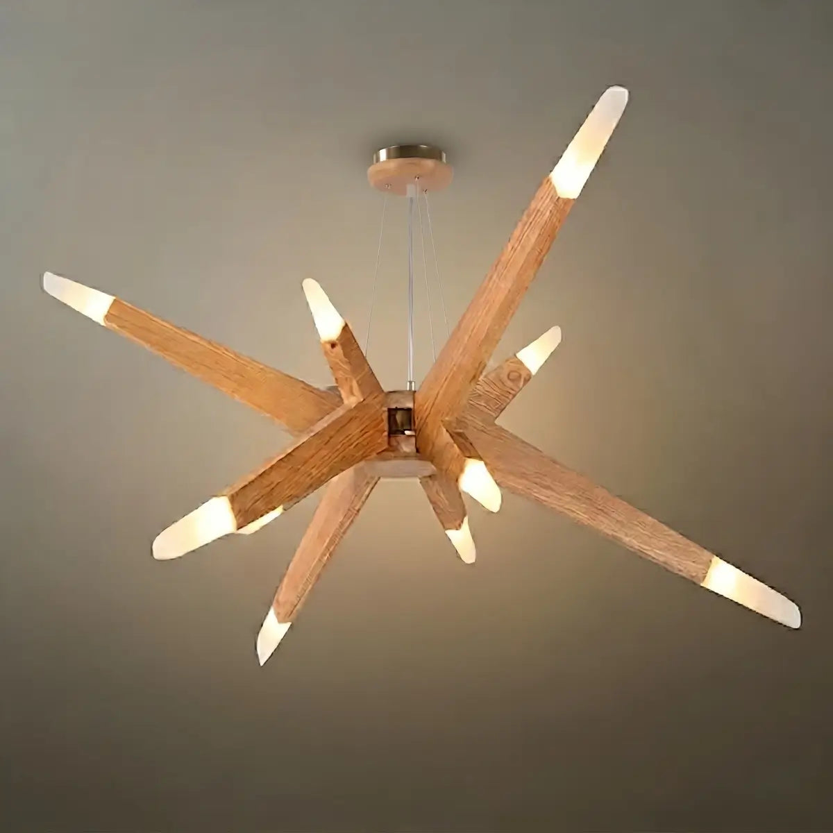 Zenno Designer Handmade Branch Wood Pendant Light - Natural