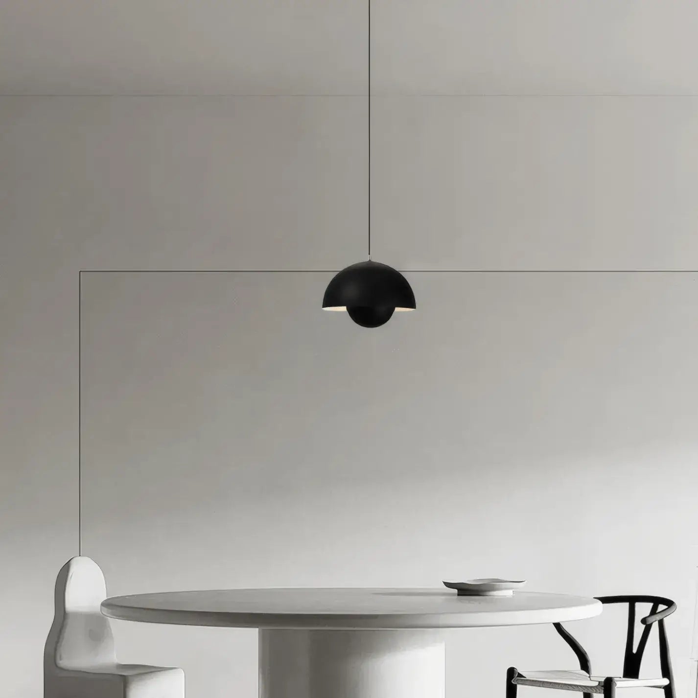 Art Deco Morandi Dome Pendant Light