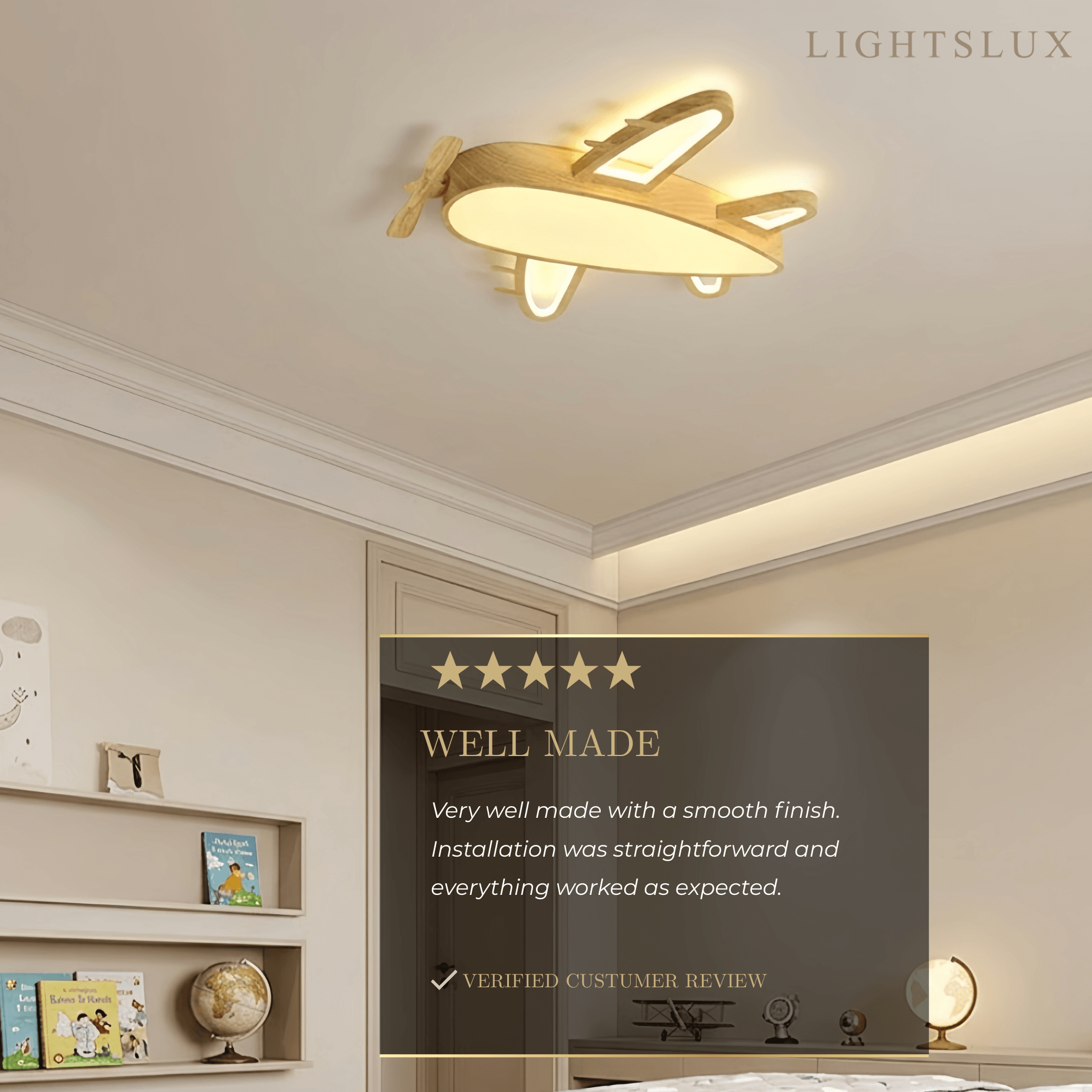 Vivara Designer Wood Ceiling Light