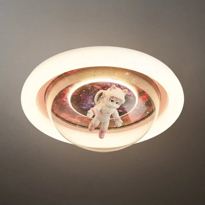 Vivara Modern Metal/Acrylic Ceiling Light - Blue