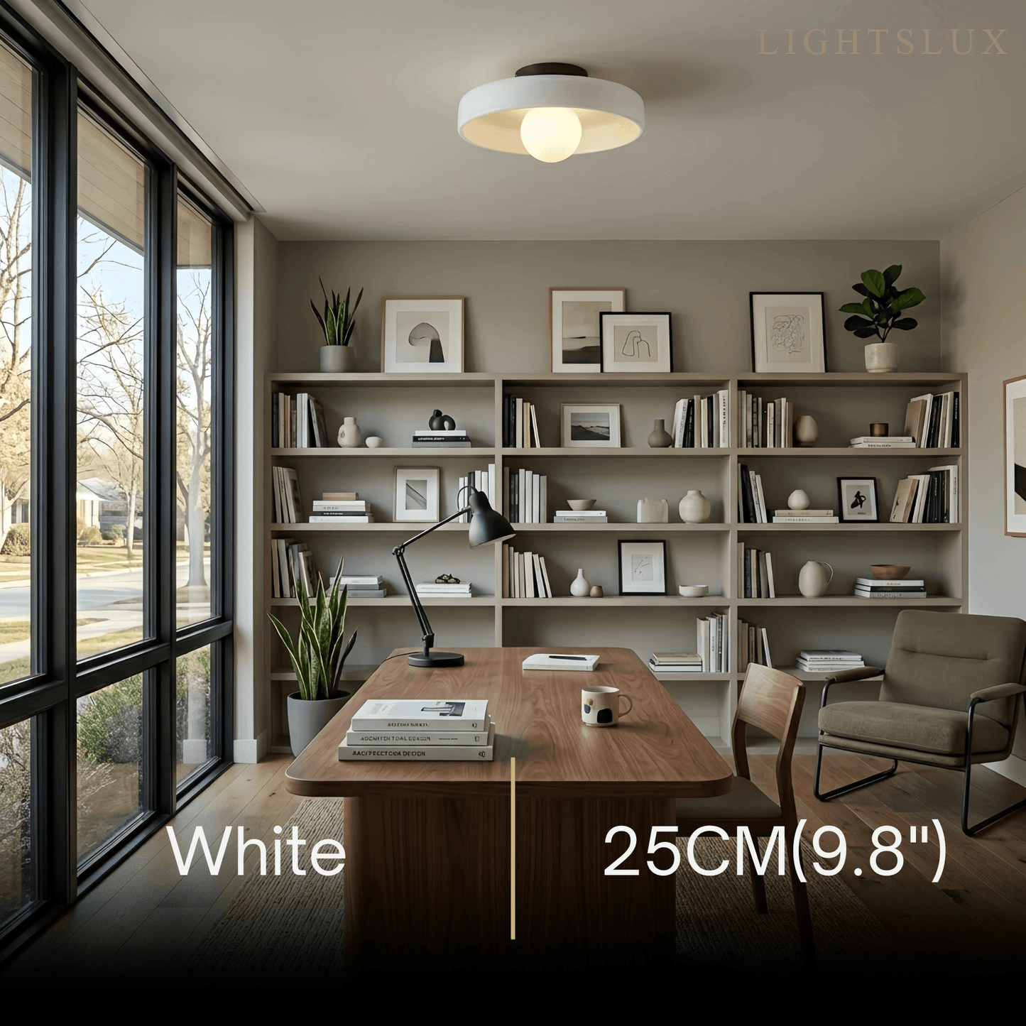 Modern_Round_Ceiling_Light_Orange