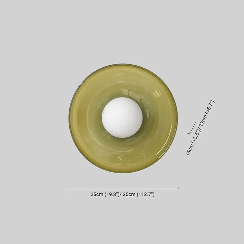 Modern Round Ceiling Light Size