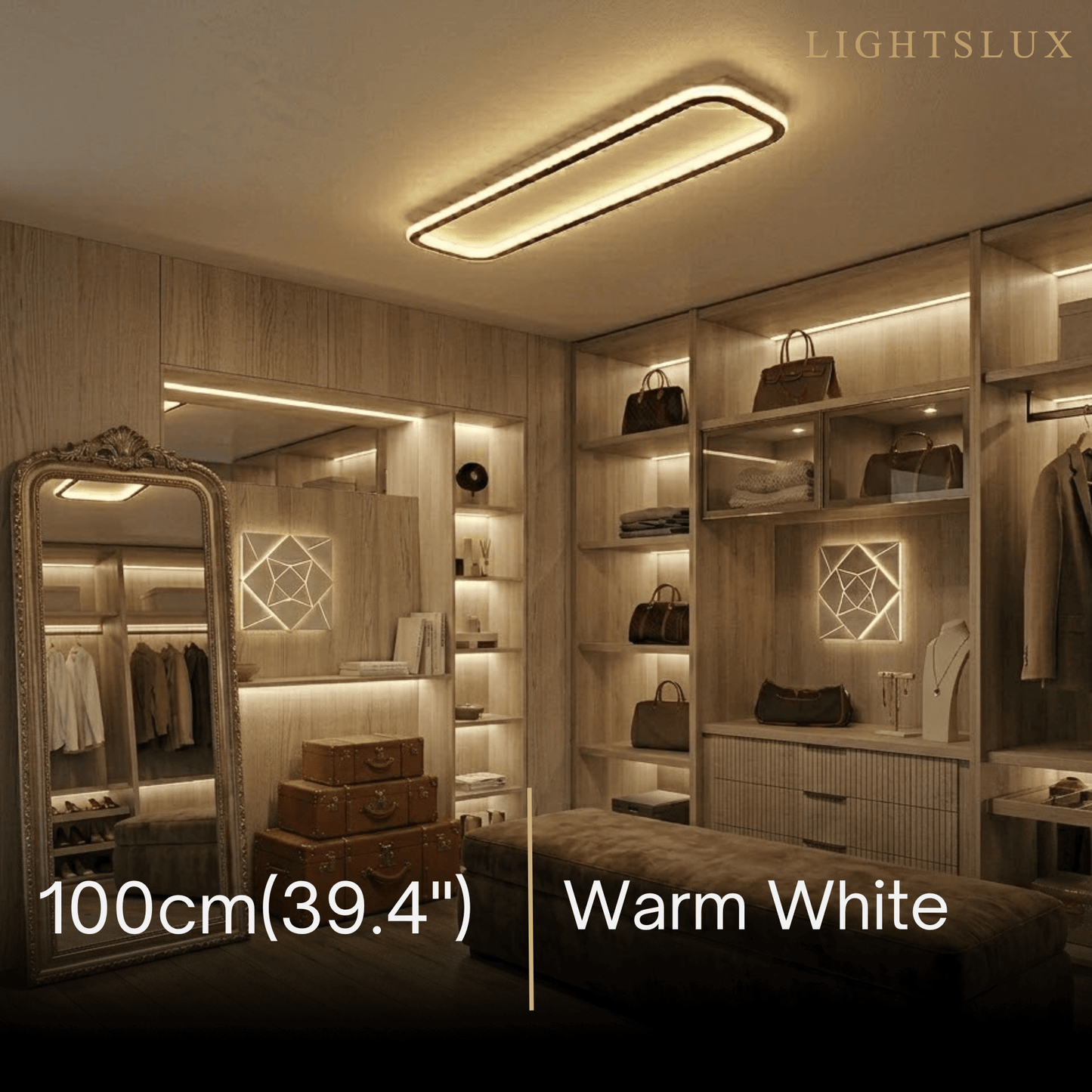 Arcato  Modern LED Ceiling Light – Metal/Silica Gel