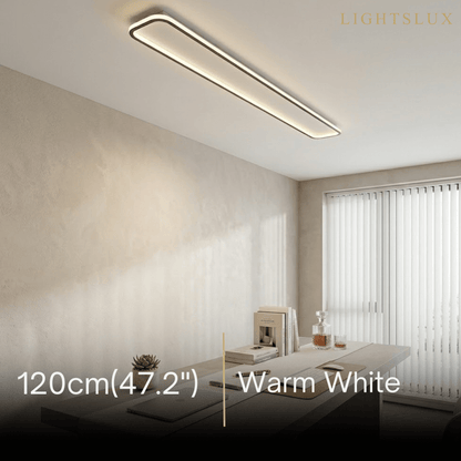 Arcato  Modern LED Ceiling Light – Metal/Silica Gel Fixture for Living Room