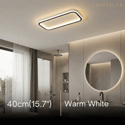 Arcato  Modern LED Ceiling Light – Metal/Silica Gel Fixture for Living Room