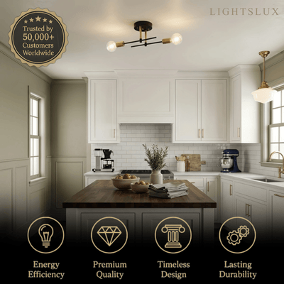 Modern Globe Ceiling Light