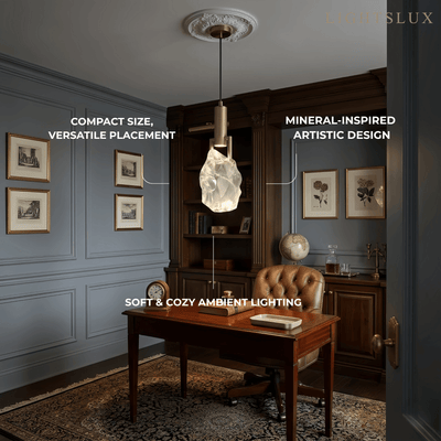 Excelis Modern Brass Pendant Light 