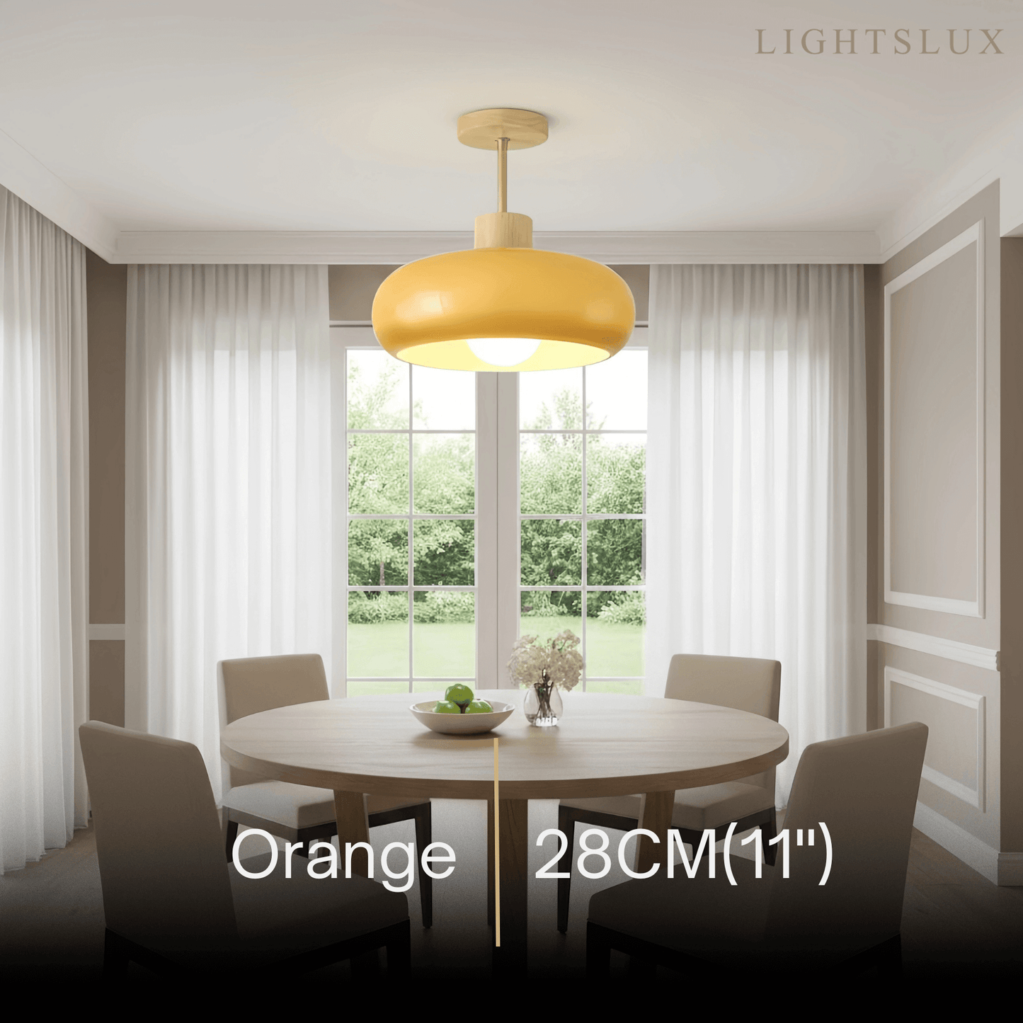 Crema Modern Glass LED Ceiling Light