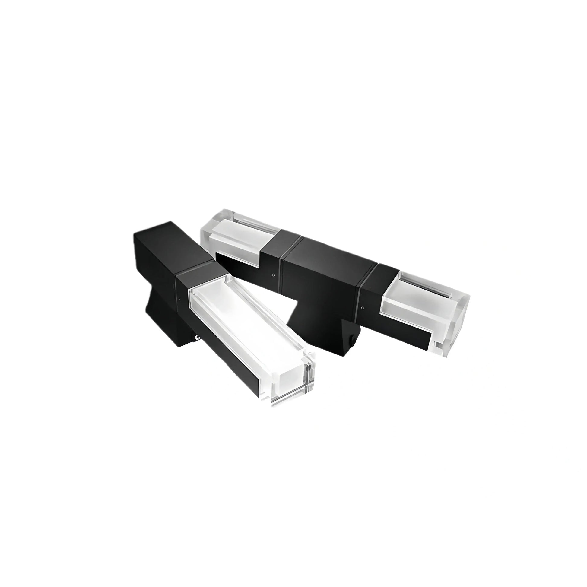 Modern Black Rectangle Outdoor Wall Light 