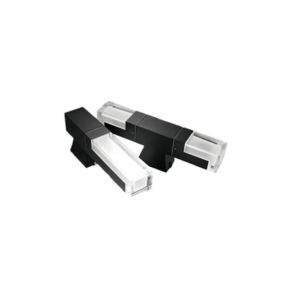 Modern Black Rectangle Outdoor Wall Light 