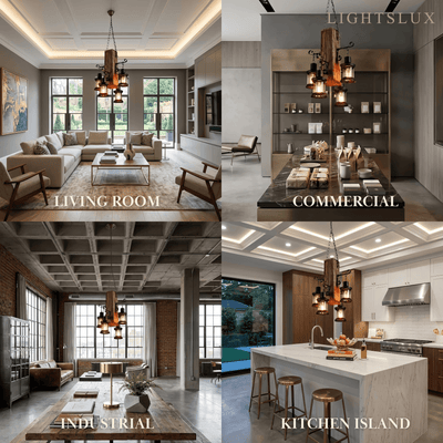 Irondale Industrial Metal Pendant Light