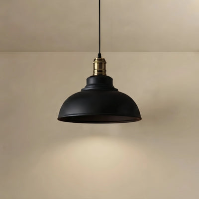 Industrial Metal Pendant Light - Copper Dome Design for Dining Room