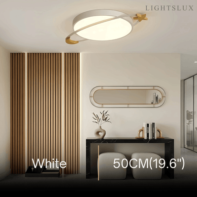 Vivara Modern Ceiling Light - Dimmable Grey/White/Green for Bedroom