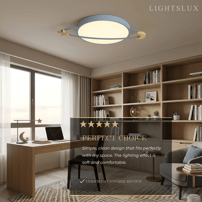 Vivara Modern Ceiling Light - Dimmable Grey/White/Green for Bedroom