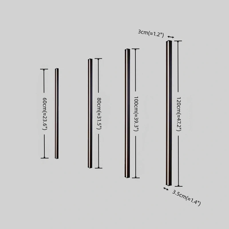 Arcato Minimalist Linear LED Wall Lamp – Black/Gold for Bedroom/Living Room