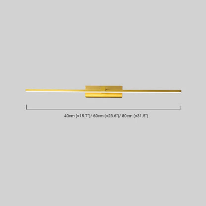 Modern Linear Wall Lamp Dimension