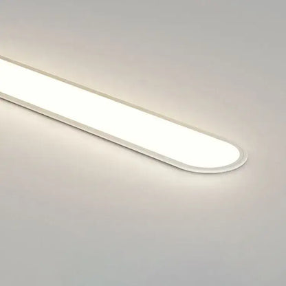 Arcato Minimalist White/Black LED Flush Mount Ceiling Light Living Room