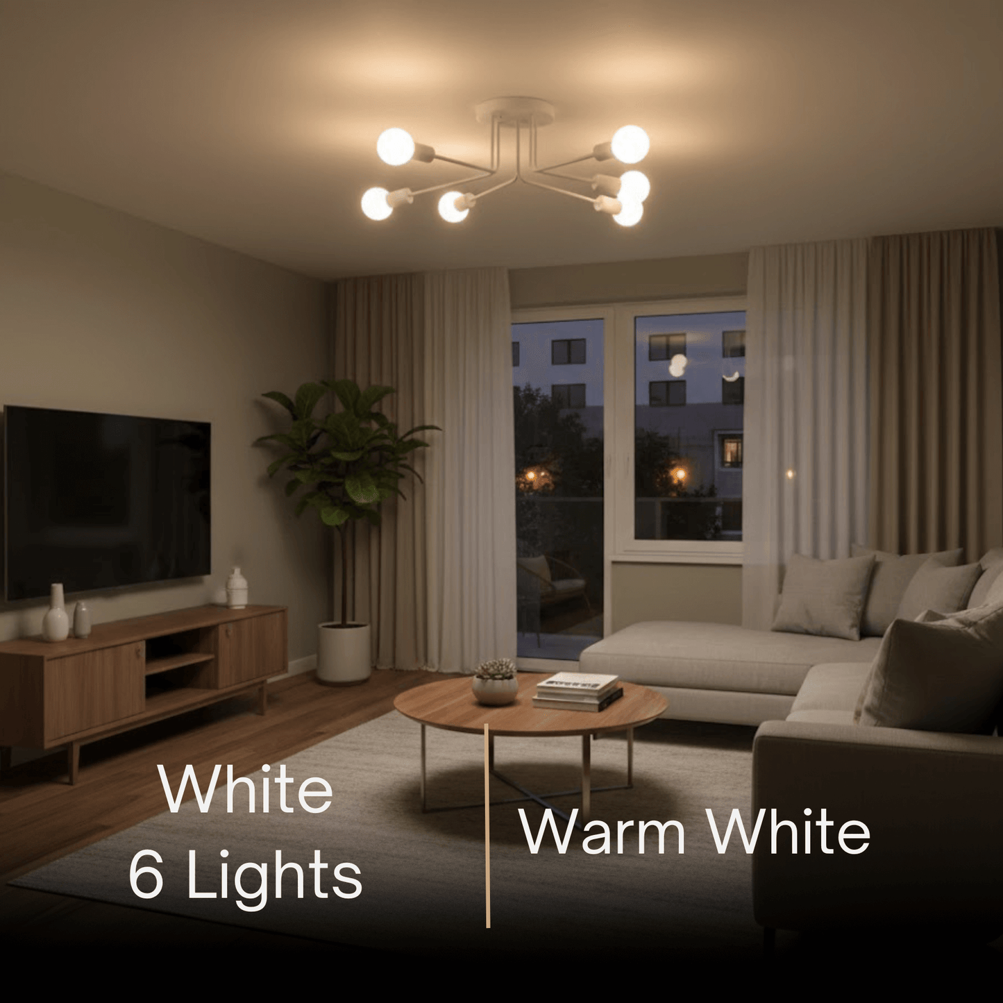 Nebula Royal Gold/Black LED Chandelier – Elegant Lighting for Living Room/Bedroom
