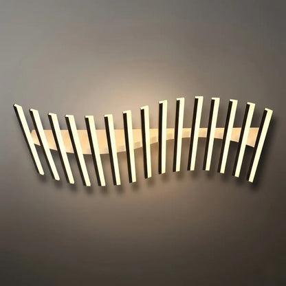 Arcato Minimalist Linear Flush Mount Light - Metal Ceiling Light for Living Room
