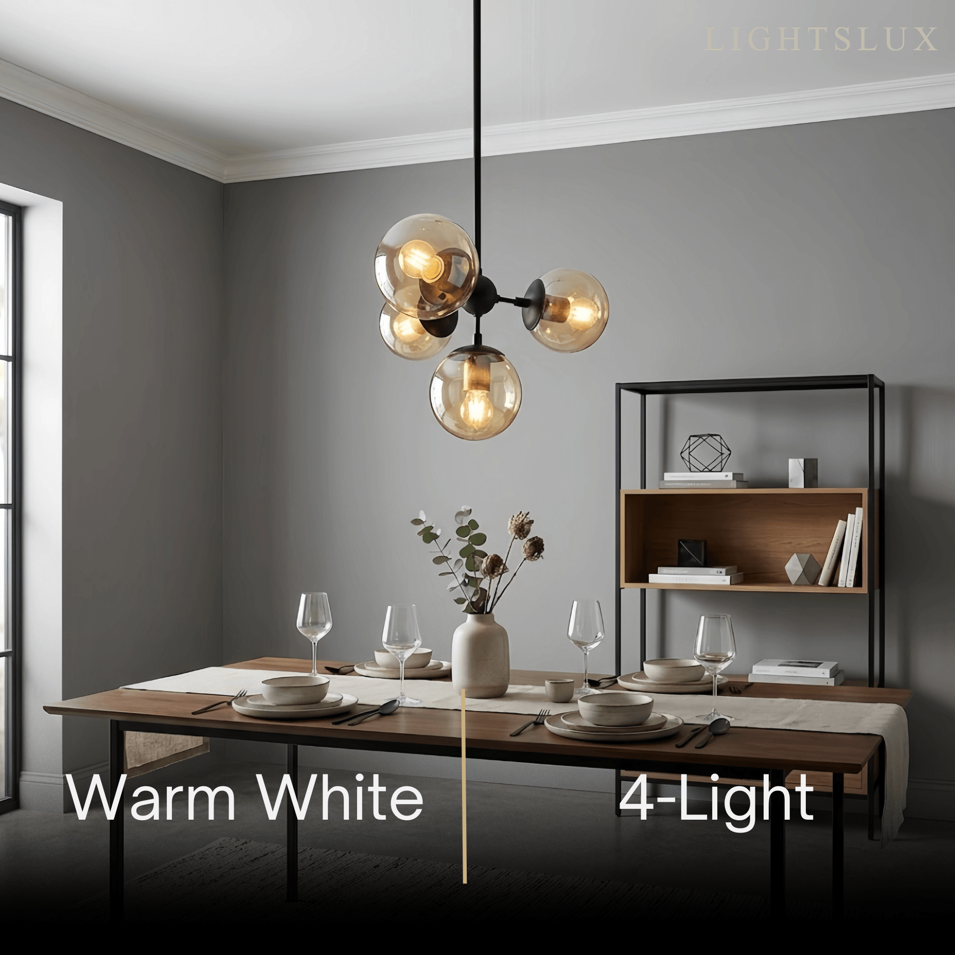 Modern Bubble Cluster Chandelier