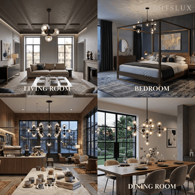 Modern Bubble Cluster Chandelier