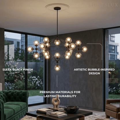 Modern Bubble Cluster Chandelier
