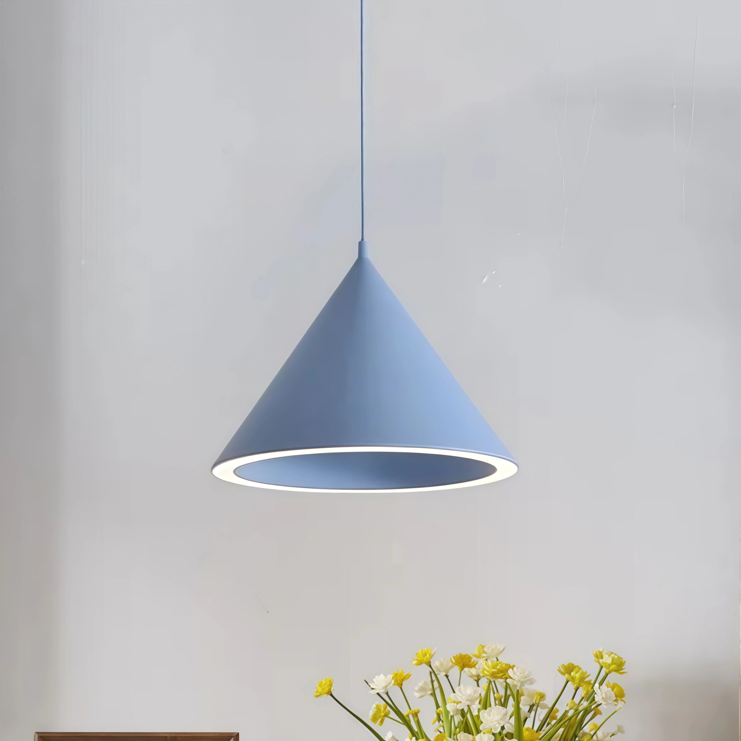 Morandia Morandi Conical Pendant Light – Metal & Acrylic for Dining Room