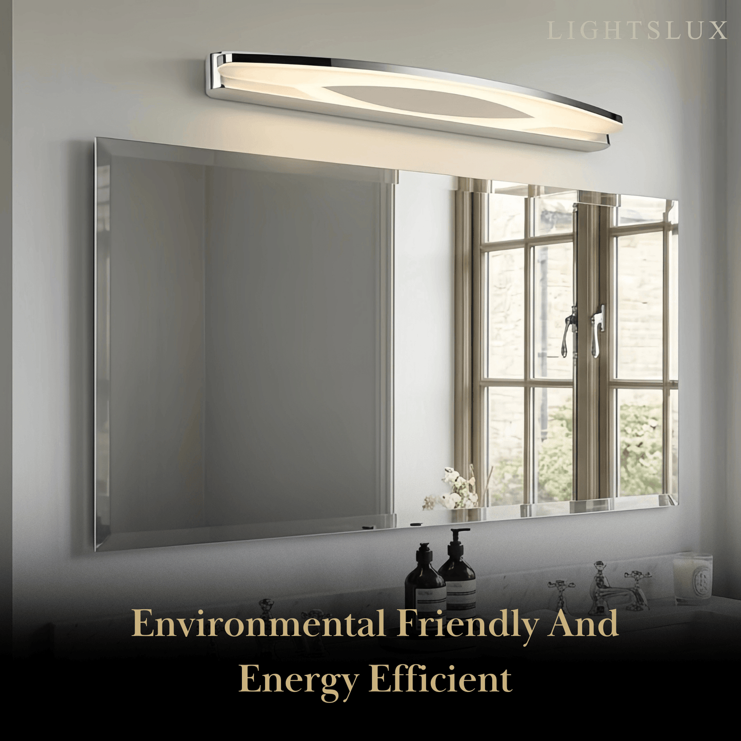 Modern Elliptical Vanity Light 