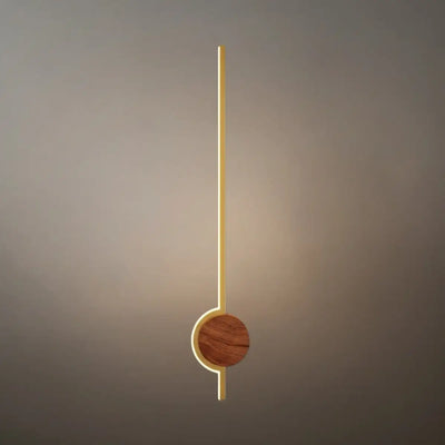 Arcato Nordic Wood & Acrylic Wall Lamp - White/Gold/Black for Dining Room