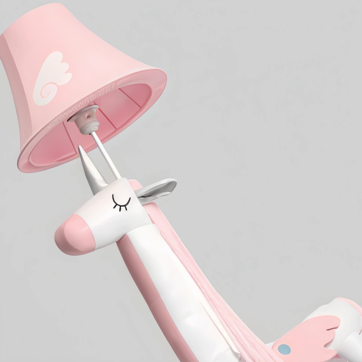 Vivara Nordic Unicorn Floor Lamp – Plush & Metal for Dining Room/Kid's Room