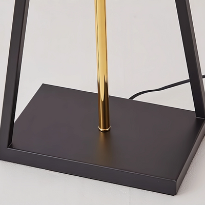 Modern Floor Lamp with Cylindrical Fabric Shade