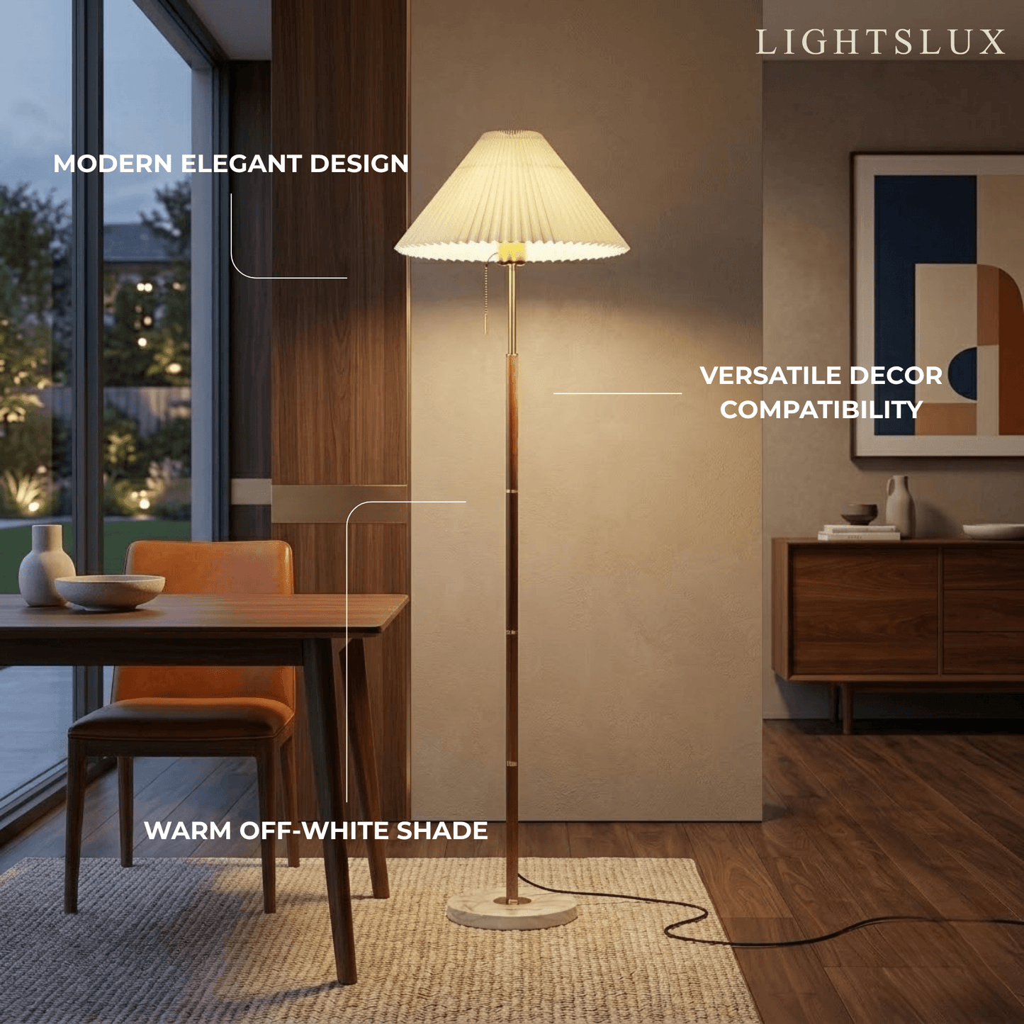 Crema Modern Floor Lamp