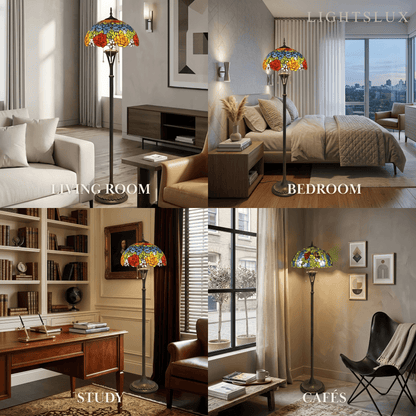 Mahara Vintage Metal Floor Lamp