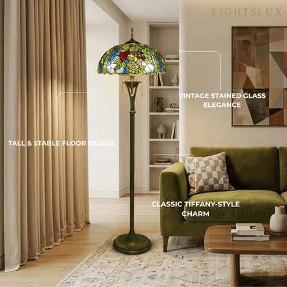 Mahara Vintage Metal Floor Lamp