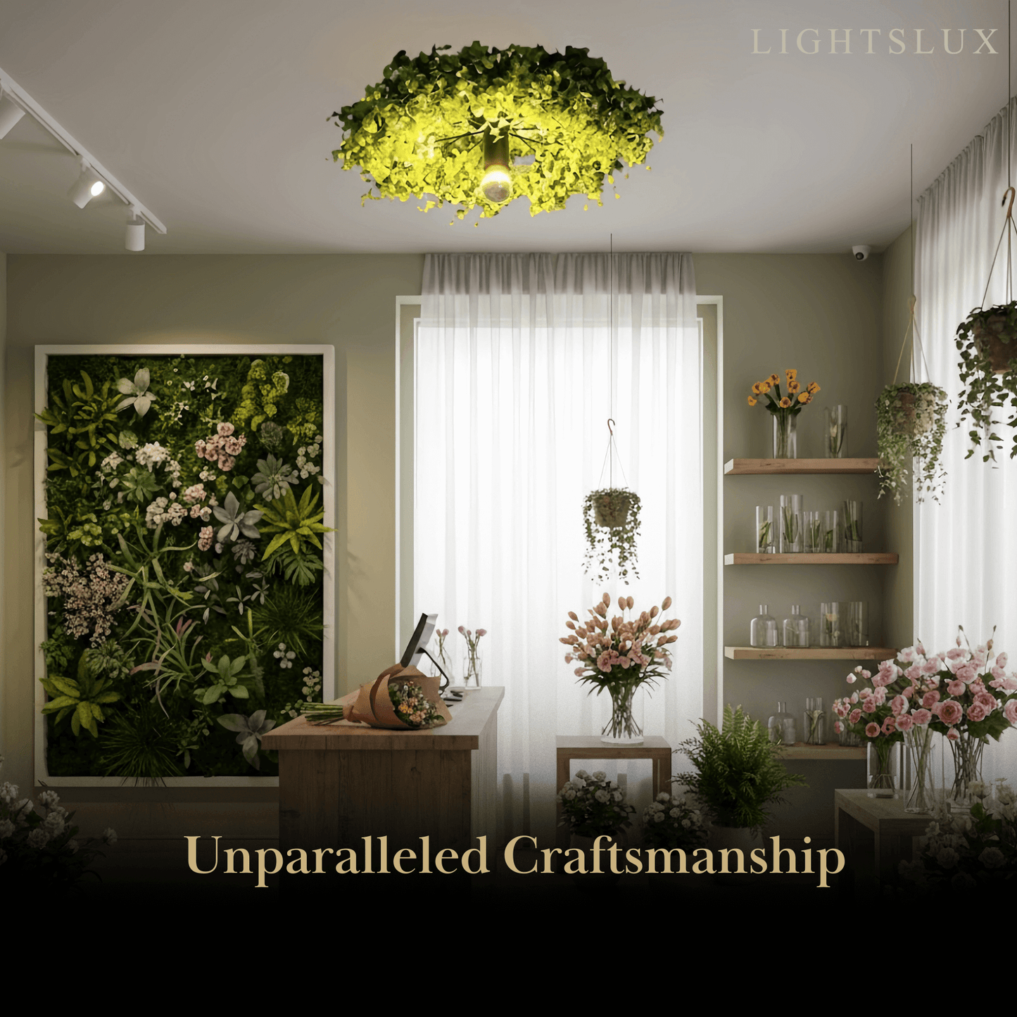 Botanica Art Deco Modern LED Ceiling Light