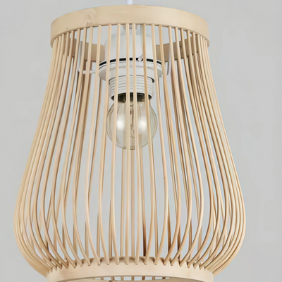 Bamburo Rustic Handwoven Rattan Pendant Light