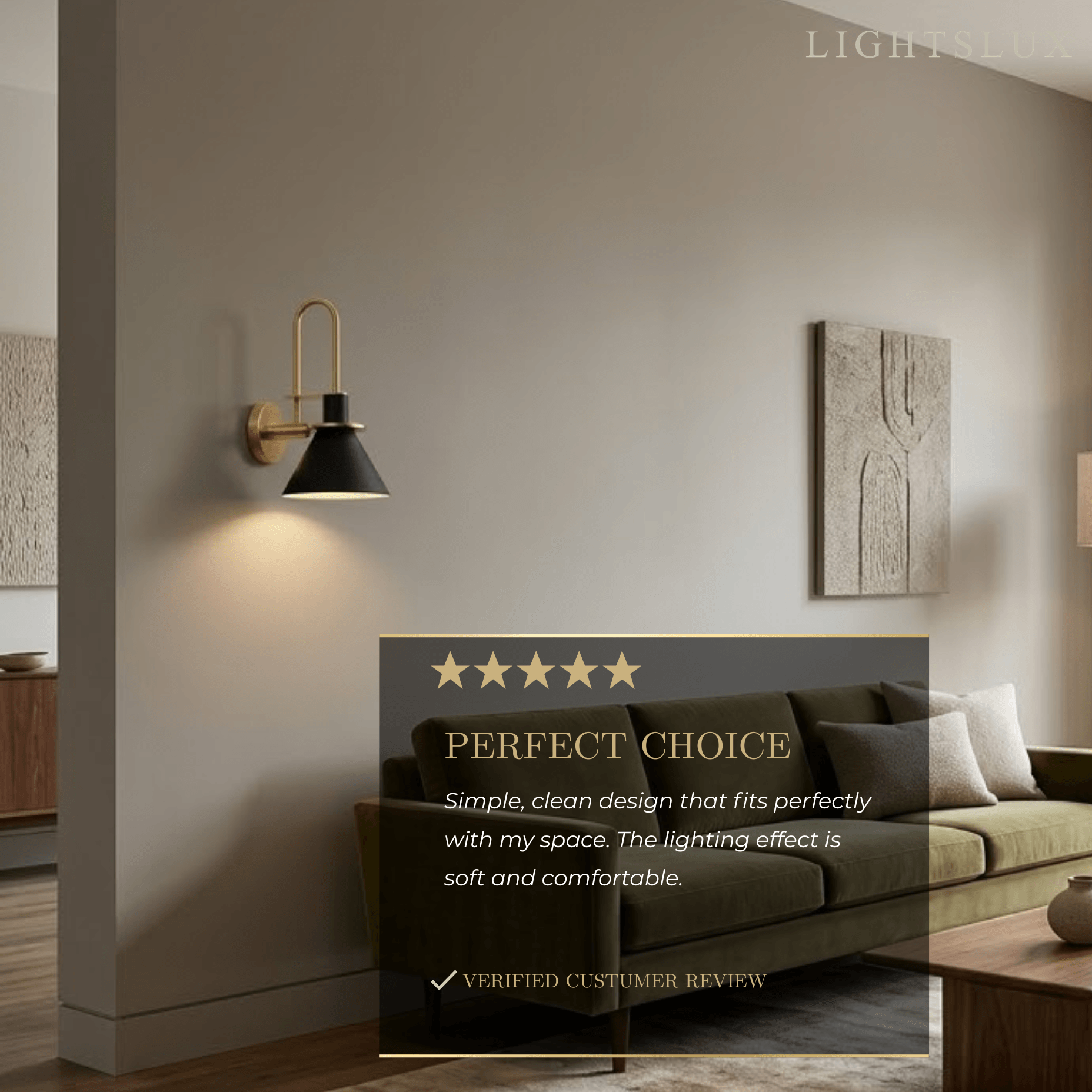 Irondale Nordic Conical Wall Lamp - Metal for Living Room/Bedroom