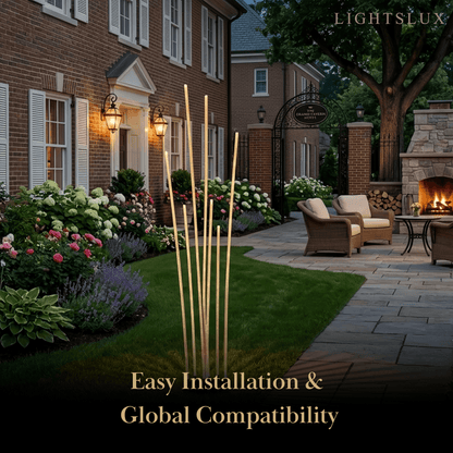 Arcato Art Deco Optical Fiber LED Path Light