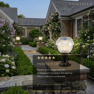 Lunara Modern Outdoor Pillar Lights