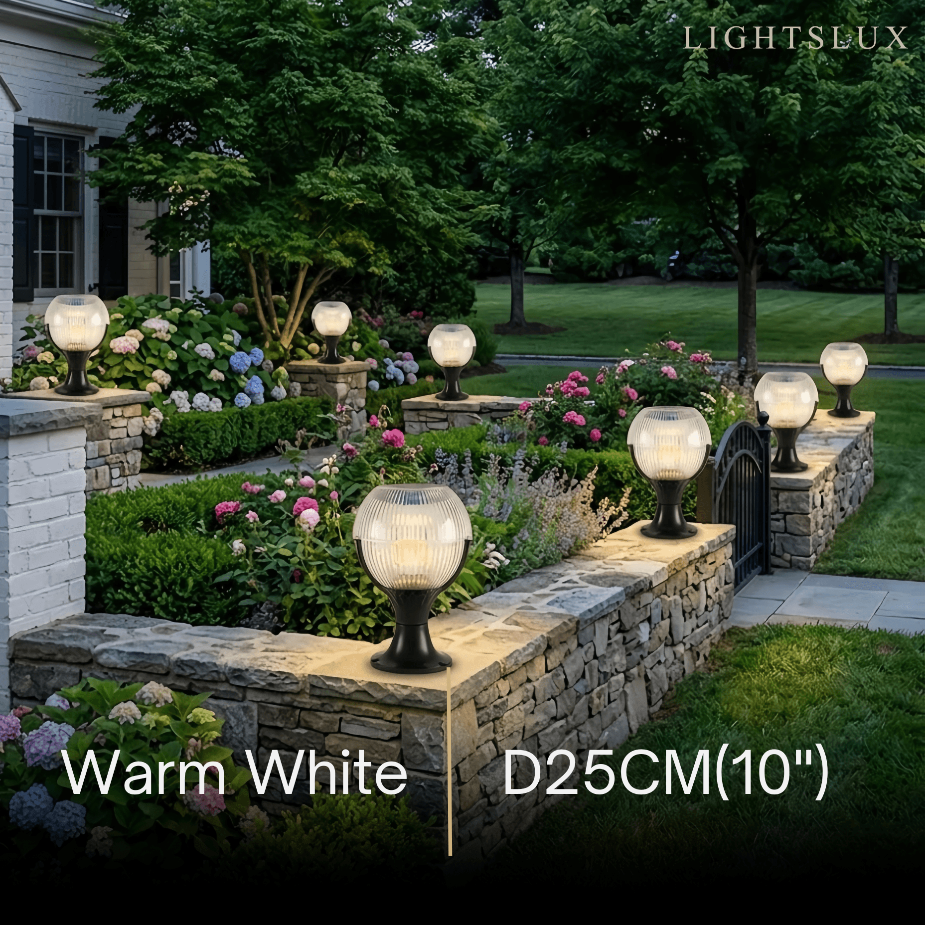 Lunara Modern Outdoor Pillar Lights