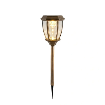 Outdoor Pathway Lights - Black Metal